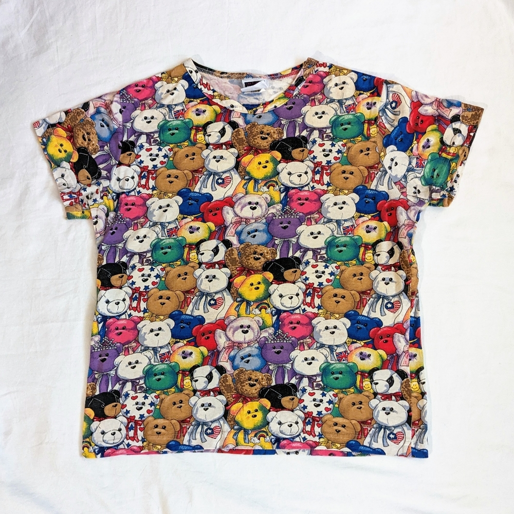 Vintage Beanie Baby Bear Rare Iconic 90's T shirt